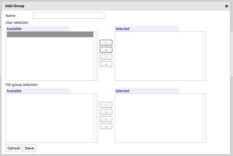 add user group